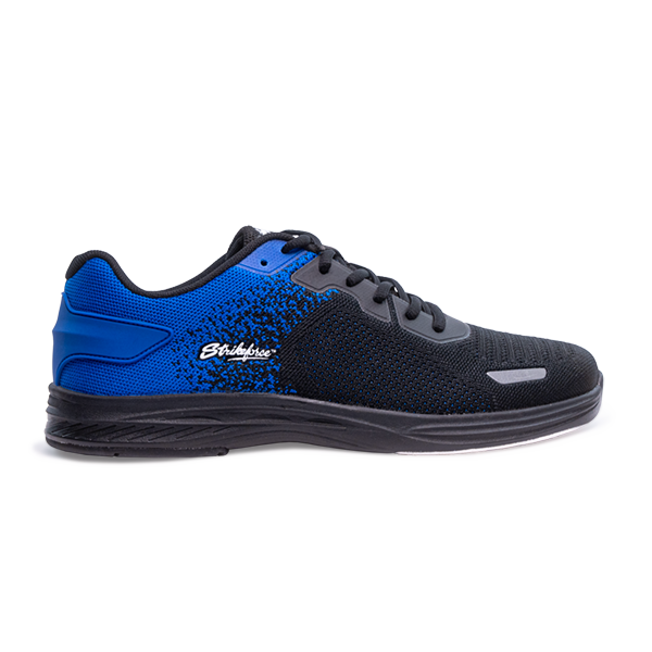Side view of KR Strikeforce Wingman black royal knitted upper