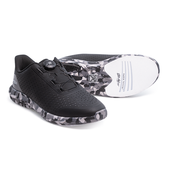 KR Strikeforce Arrow FT black camo microfiber upper with FlexSlide microfiber sliding sole