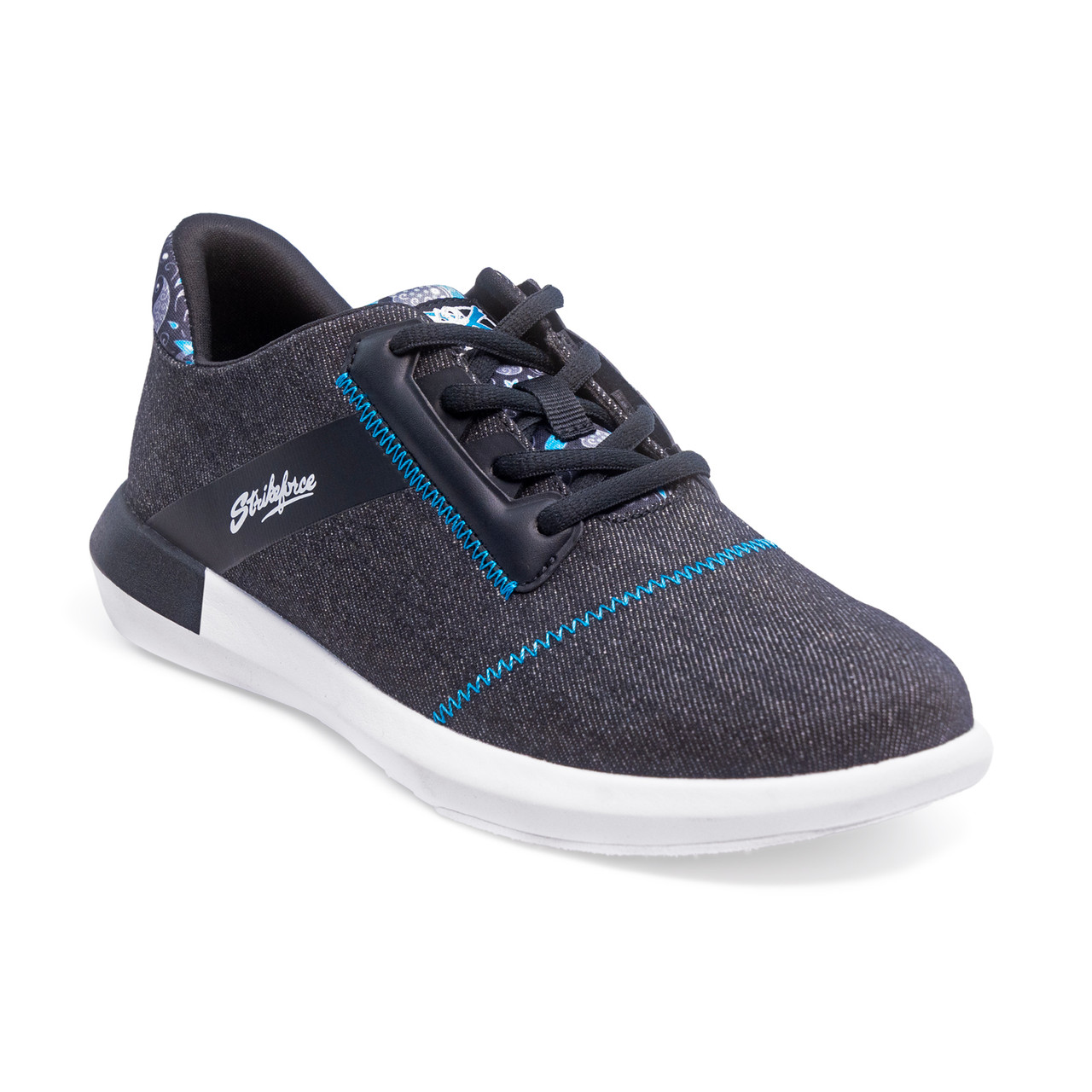 KR Strikeforce Lux women's bowling shoes Black Ocean Blue