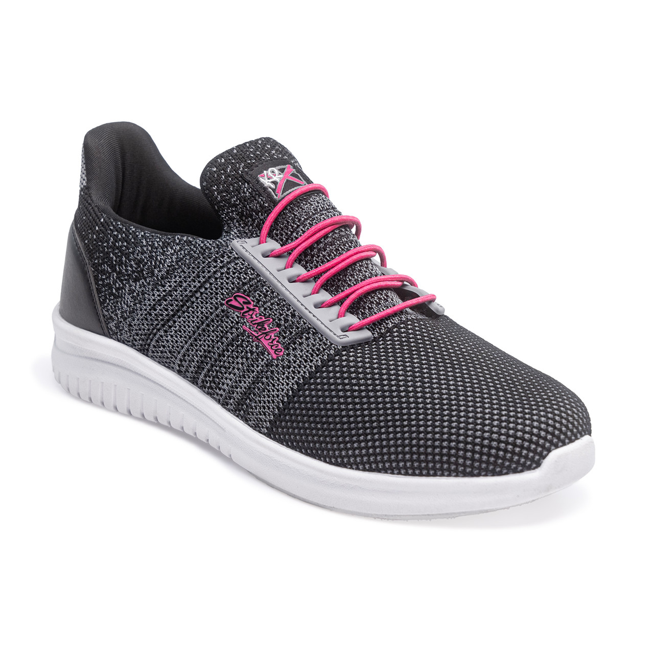 KR Strikeforce Rhythm women's bowling shoes Dark Grey Pink