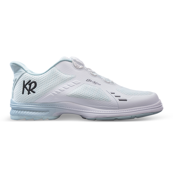 Side view of KR Strikeforce Lady Jet Right Hand wide bowling shoe