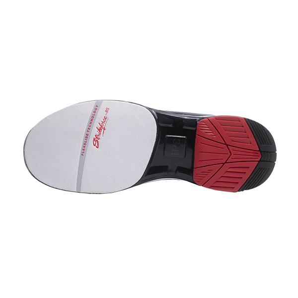 KR Strikeforce Maven TRI-SOLE interchangeable slide pads and heels on left shoe