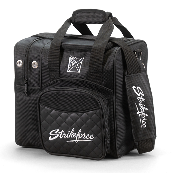KR Strikeforce Flexx Diamond Single Tote Bowling Bag front accessory pocket