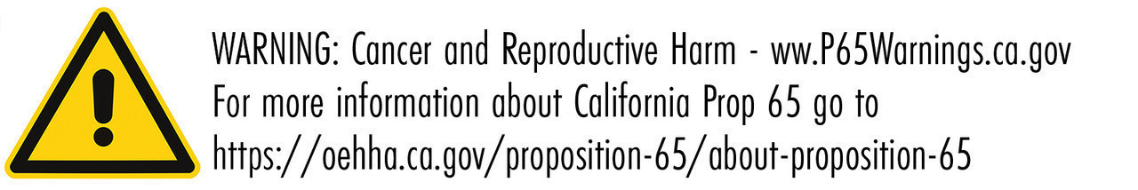 CA Prop 65 Warning