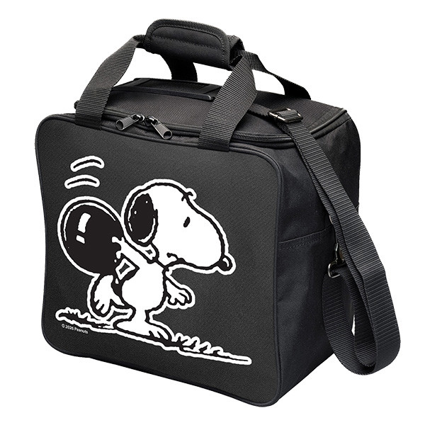 Snoopy Bowling Tote Bag featuring Snoopy with his bowling ball Peanuts design