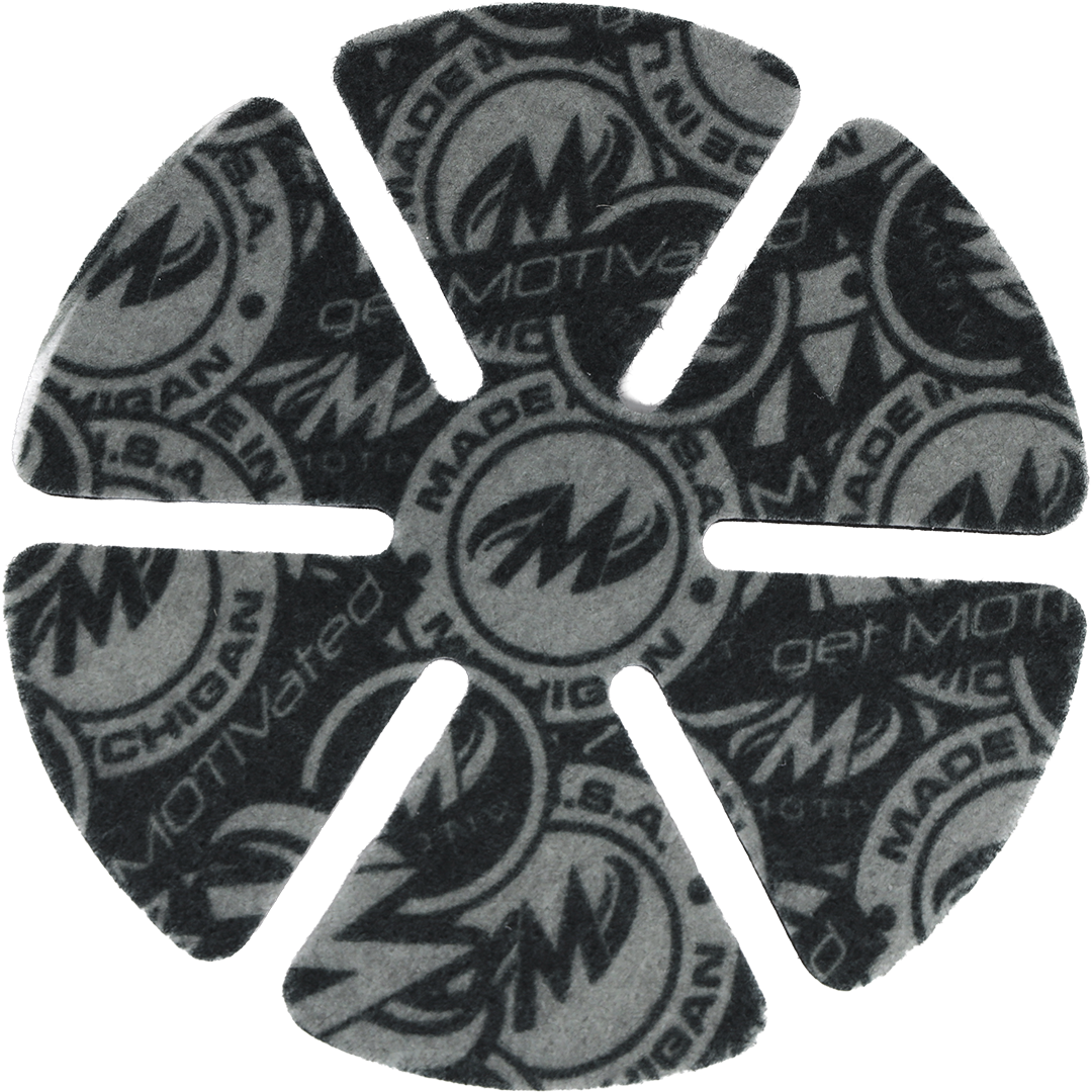 Motiv Vault Ball Cup Guard in black and gray, top view