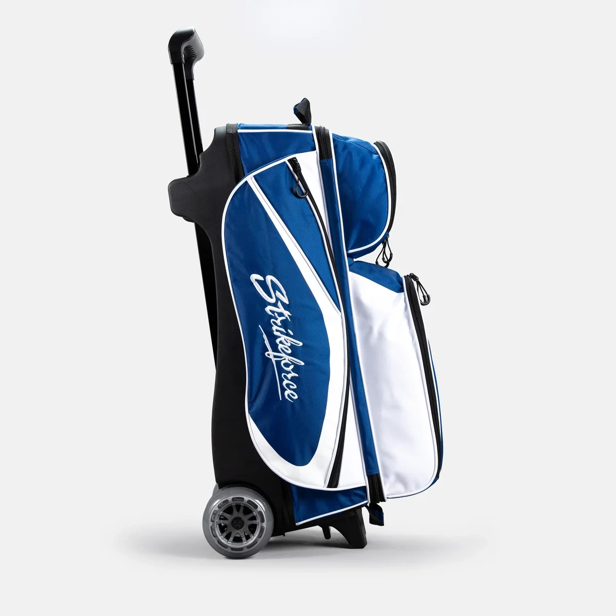 Royal/white KR Strikeforce Drive Dually triple roller, opposite side view