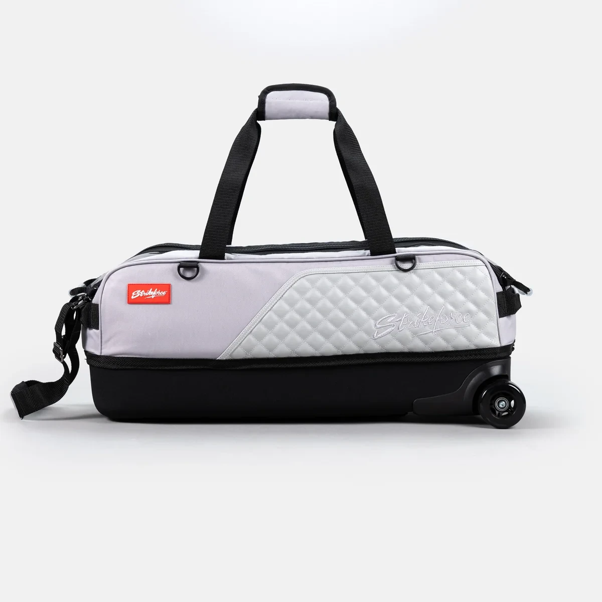 KR Strikeforce Diamond Slim Triple Tote in grey, opposite side view