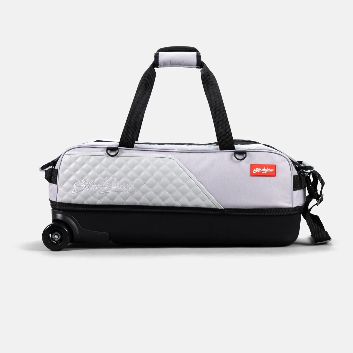 KR Strikeforce Diamond Slim Triple Tote in grey, front side view