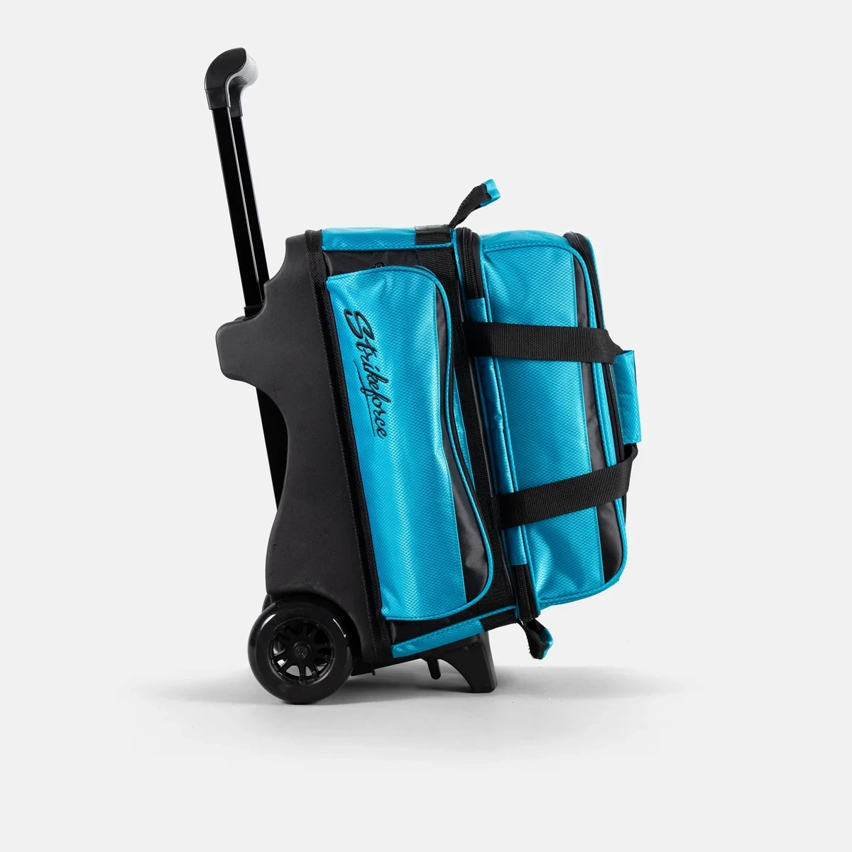 Black/Caribbean blue KR Strikeforce Konvoy Double Roller, opposite side view