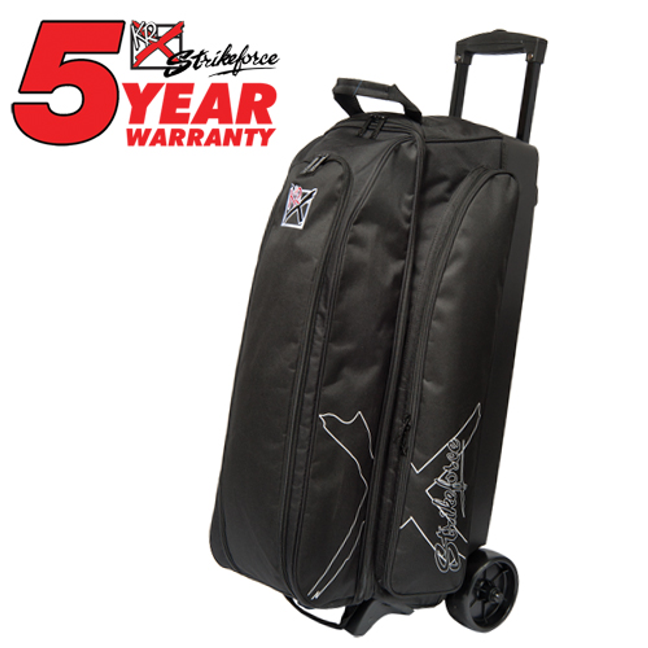 KR Strikeforce Hybrid X 3 Ball Roller Bag Black