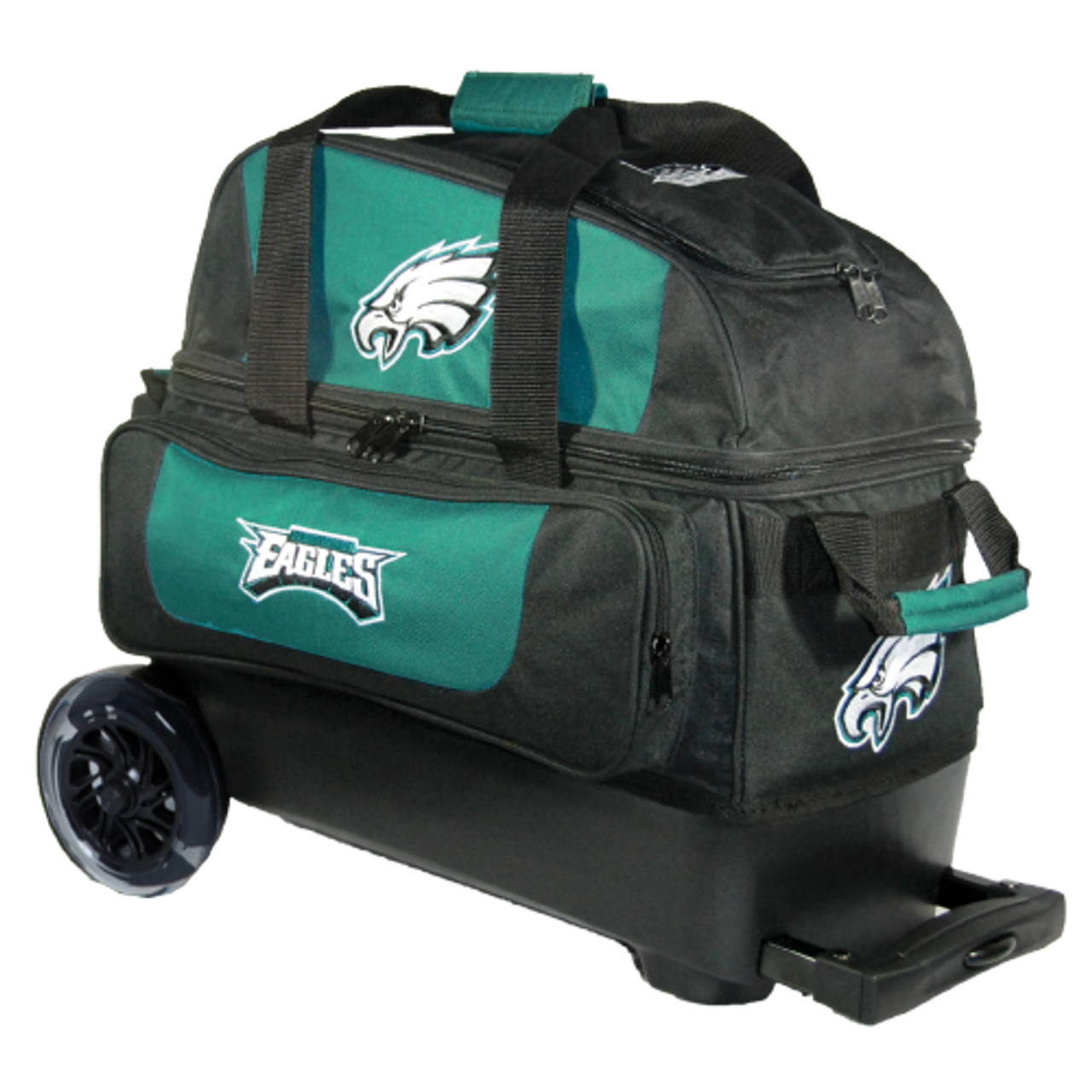 KR Strikeforce NFL Philadelphia Eagles 2 Ball Roller Bowling Bag