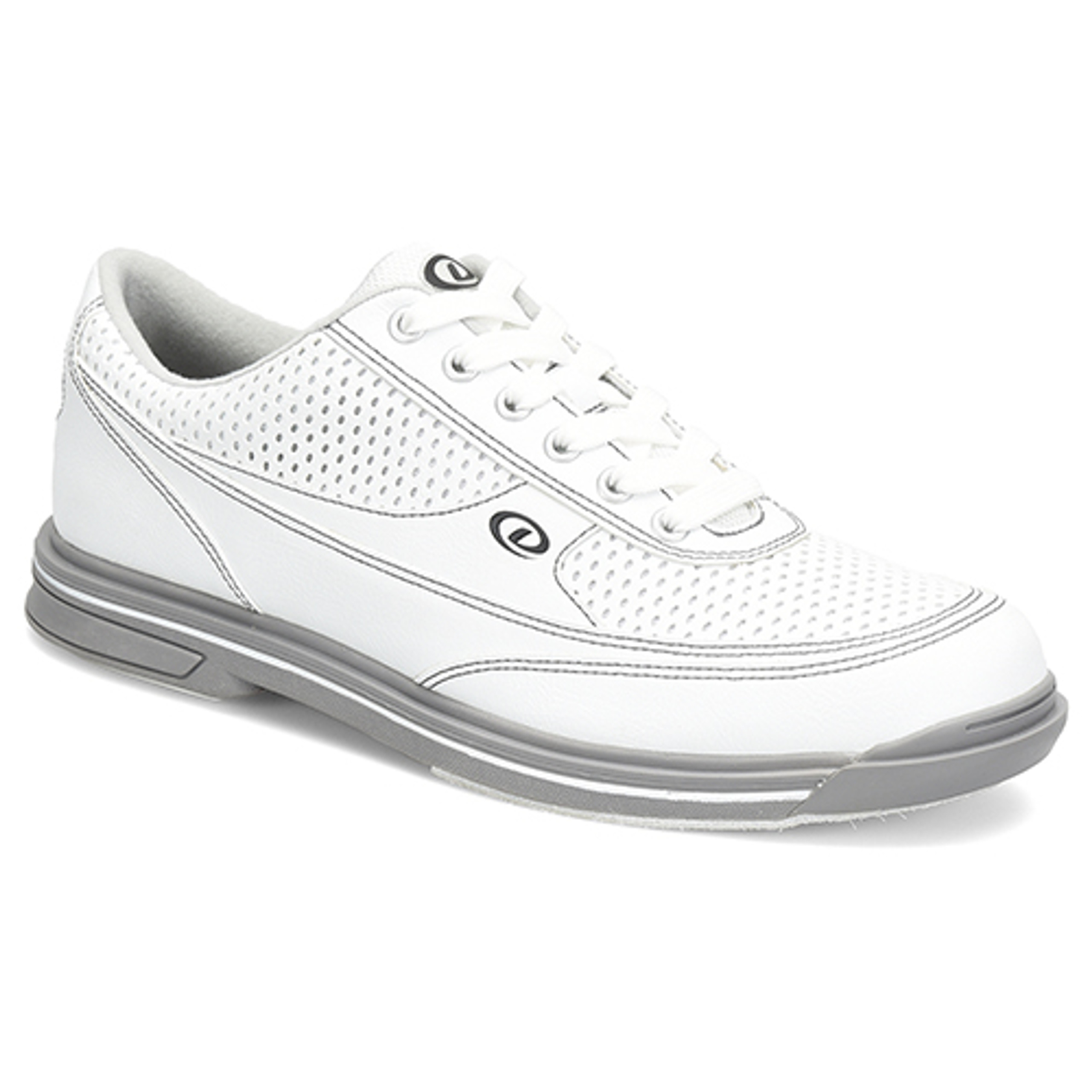 Dexter Turbo Pro Bowling Shoes White/Grey WIDE WIDTH FREE SHIPPING