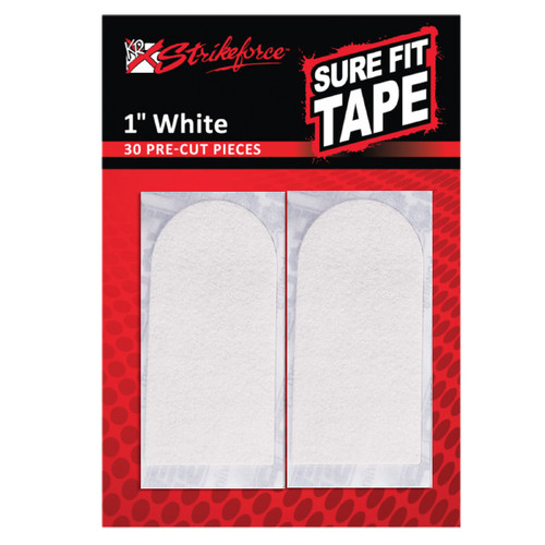 KR Strikeforce Sure Fit Grip Tape 1" White Textured - 30 Pack