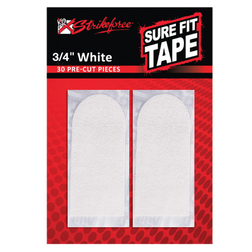 KR Strikeforce Sure Fit Grip Tape 3/4" White Textured - 30 Pack
