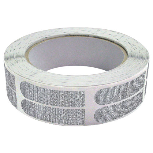 Real Bowlers Tape Silver Textured 1/2" Bowling Tape - 500 Pieces