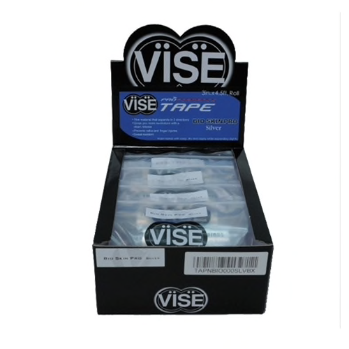 Vise Bio Skin Pro Tape Roll Silver - Box of 12