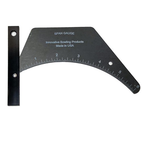 Innovative Span Gauge with 1-1/2 inch stud for bowling ball span measurement