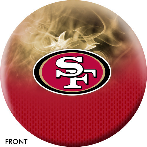 OTBB On Fire San Francisco 49ers Bowling Ball