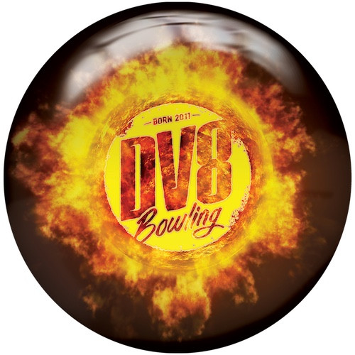 DV8 Scorcher Viz-A-Ball Bowling Ball Front