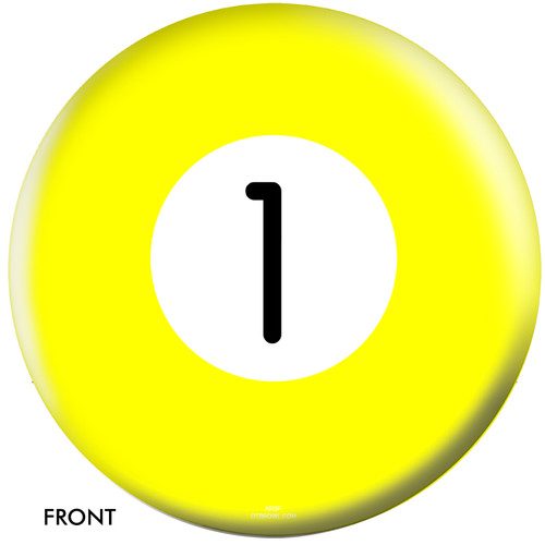 OTBB 9 Ball Yellow Stripe Bowling Ball - FREE SHIPPING