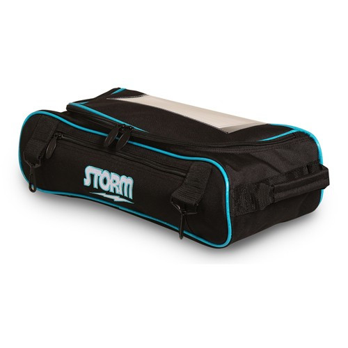 Storm Tournament 3-Ball Shoe Bag Black/Blue | GebhardtsBowling.com
