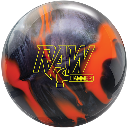 Hammer Raw Hammer Orange/Silver Bowling Ball