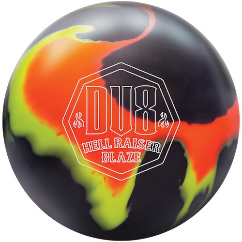 DV8 Hell Raiser Blaze Bowling Ball DV8 Hell Raiser Blaze Bowling Ball