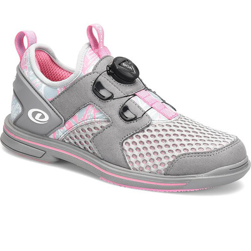 Dexter Pro BOA Womens Bowling Shoes Grey/Pink Right Hand