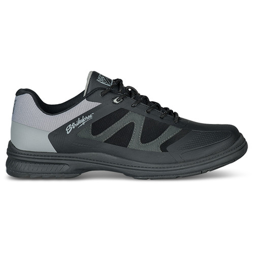 KR Strikeforce Mens Epic Bowling Shoes Black/Charcoal Right Handed WIDE