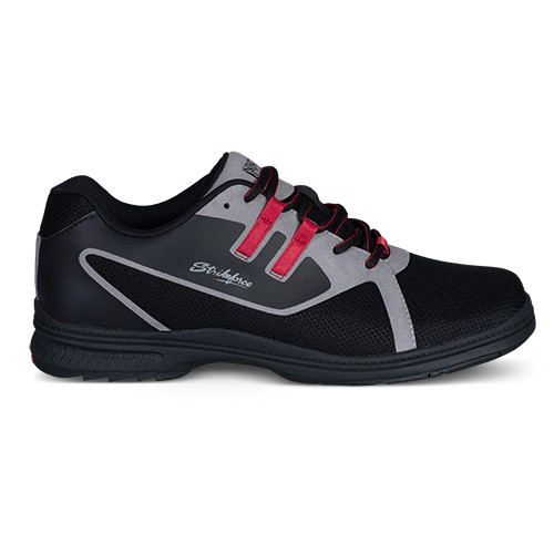 KR Strikeforce Mens Ignite Bowling Shoes Black/Grey/Red Right Handed