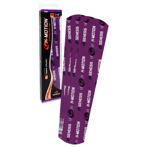 Genesis K-Motion Tape - 20 Pre-Cut Strips Purple