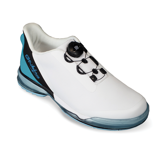 KR Strikeforce Unisex TPC Hype Bowling Shoes White/Black/Sky Right Handed Medium