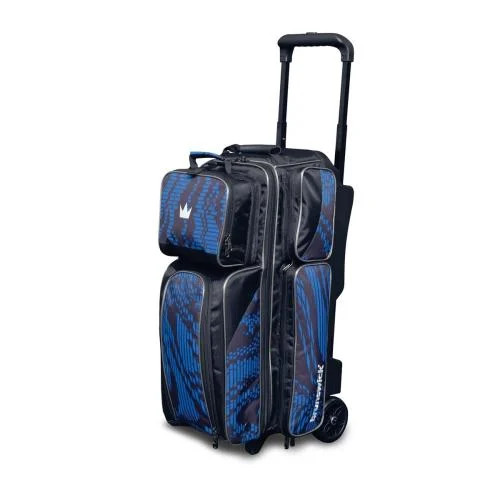 Brunswick Punisher Plus Triple Tote – 3‑Ball Compact Roller