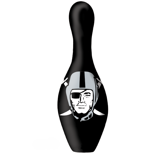 OTBB NFL Team Logo Las Vegas Raiders Bowling Pin