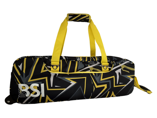 BSI Triple Tote Bag Yellow/Black Print