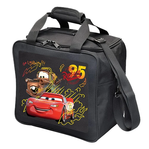 Disney Cars Go Lighting single ball bowling bag with adjustable shoulder strap and padded handle