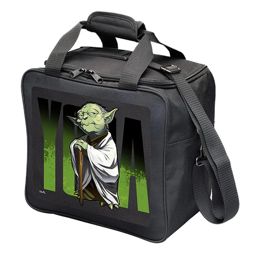 Star Wars Yoda single ball bowling bag with adjustable shoulder strap and padded handle