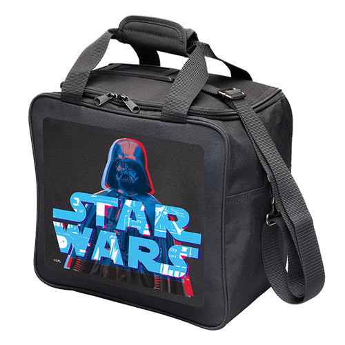 Star Wars Darth Vader Logo single ball bowling bag tote with adjustable shoulder strap and padded handle