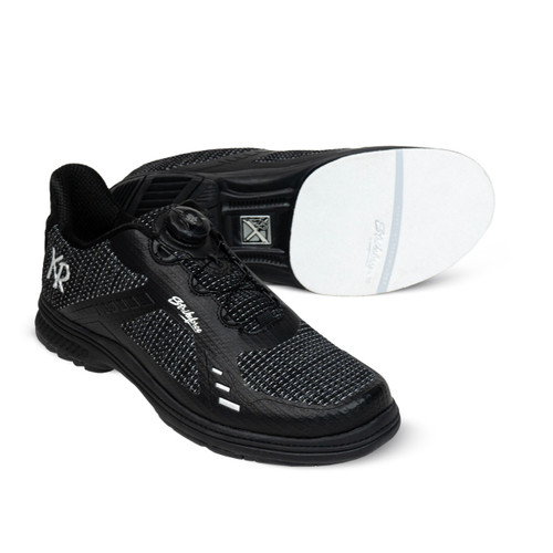 KR Strikeforce Men's Jet FT Bowling Shoes Black/Silver