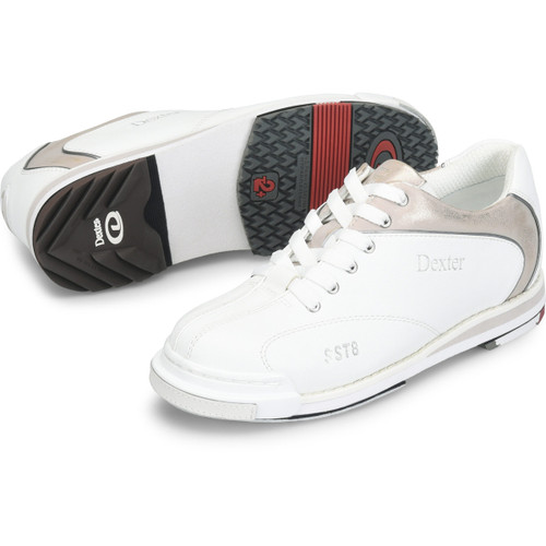 Dexter SST 8 Pro Women's Bowling Shoes White/Champagne