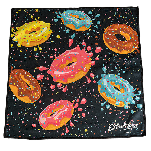 KR Strikeforce Microfiber Bowling Towel Donuts