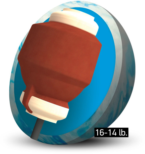 Columbia 300 Ricochet Return Bowling Ball Core 16-14