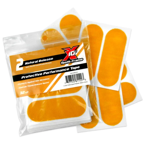 Tenth Frame Protective Performance Tape Gold Natural Release 32 count pack front