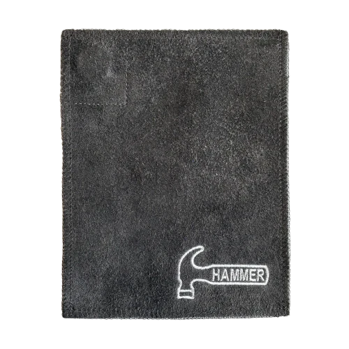 Hammer Magnetic Shammy Pad grey dual sided leather bowling ball cleaner