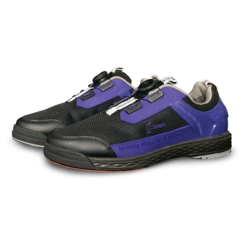 Pair of Hammer Power Diesel Mens Bowling Shoes Right Hand Purple/Black