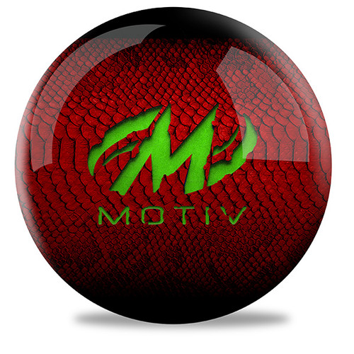 Motiv Primal Red Lime spare ball bold red and lime graphic MOTIV logo