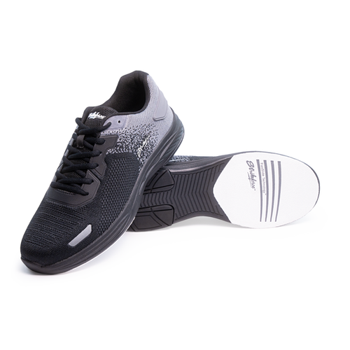 KR Strikeforce Wingman Black Carbon bowling shoes pair