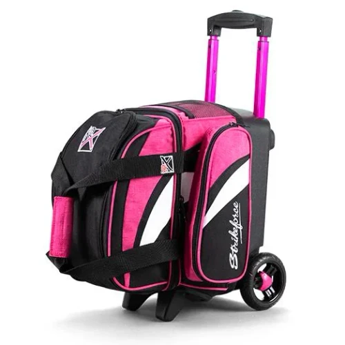 Pink KR Strikeforce Cruiser single roller with 39 inch locking handle extended