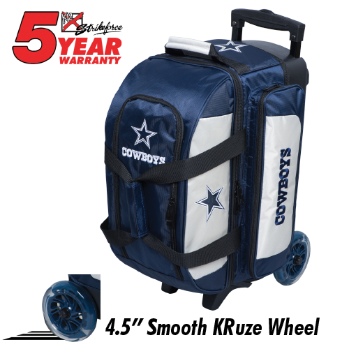 KR Strikeforce NFL Dallas Cowboys 2 Ball Roller Bowling Bag